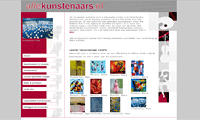 website allekunstenaars.nl